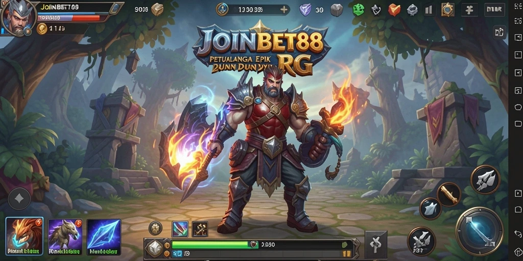 Gameplay seru JOINBET88 yang penuh tantangan dan petualangan RPG.
