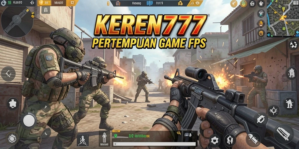 Screenshot gameplay KEREN777 yang menampilkan aksi tembak-menembak seru.