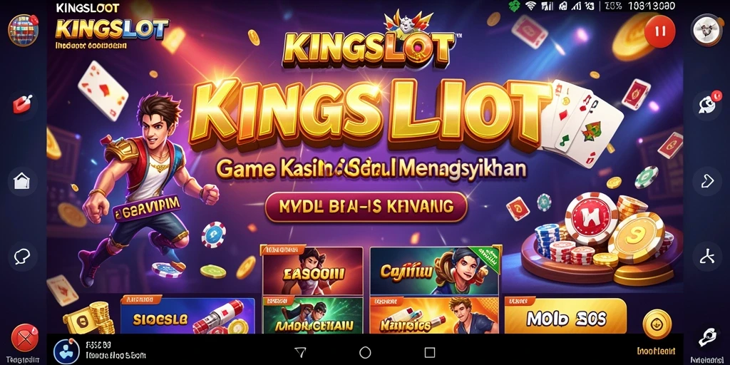 Tampilan gameplay KINGSLOT yang menarik dan interaktif.