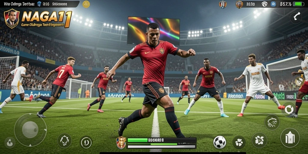Tampilan gameplay NAGA11 yang menarik dalam aksi olahraga.
