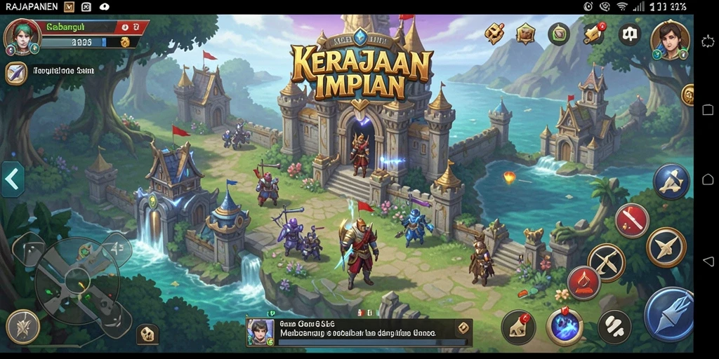 Tampilan gameplay RAJAPANEN yang seru dan mendebarkan.