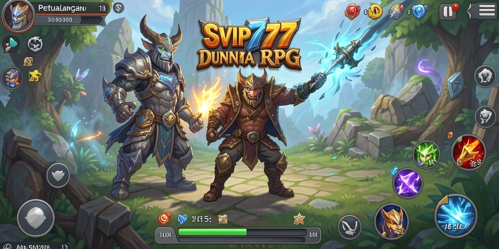Tangkapan layar dari gameplay RPG yang menakjubkan di SVIP777.