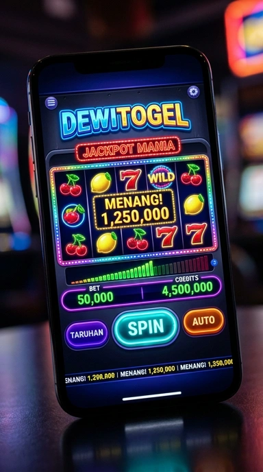 Tampilan aplikasi dewitogel yang menarik dan user-friendly.